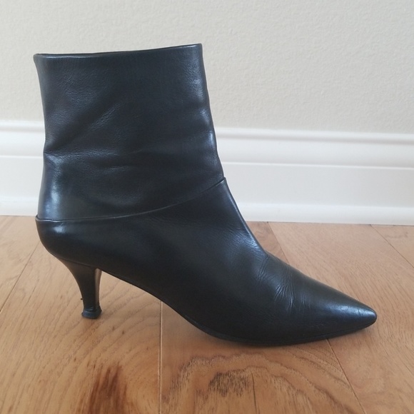 Prada Shoes - Prada sz 37 (US 7) Black Leather Ankle Boot